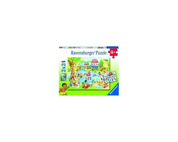 Puzzle Distractie La Lac, 2X24 Piese