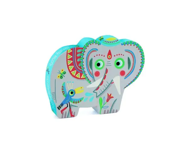 Djeco - Puzzle Elefantul asiatic