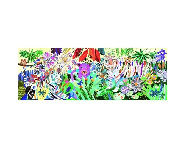 Djeco - Puzzle tigrii curcubeu