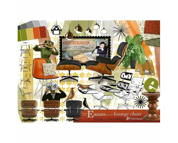 Puzzle Eames Design Clasic, 1000 Piese