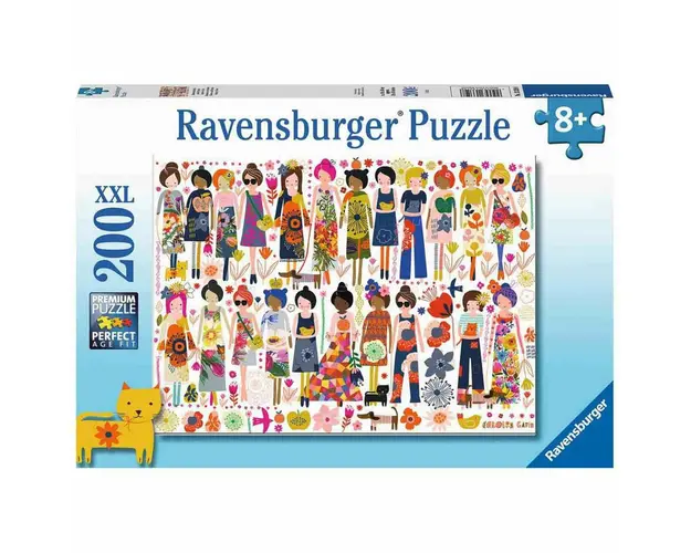 Puzzle Flori Si Prieteni, 200 Piese