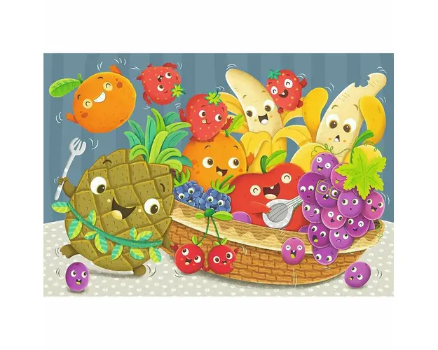 Puzzle Fructe, 2X24 Piese