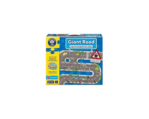 Orchard toys - Puzzle gigant de podea traseu masini, 20 piese