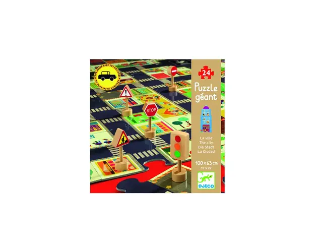 Djeco - Puzzle gigant Orasul
