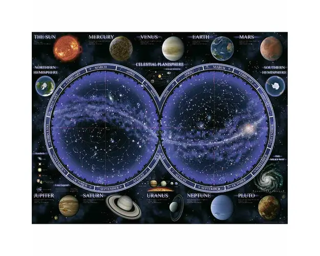 Puzzle Harta Cereasca, 1500 Piese