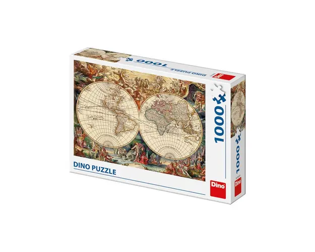 Puzzle - Harta istorica (1000 piese)