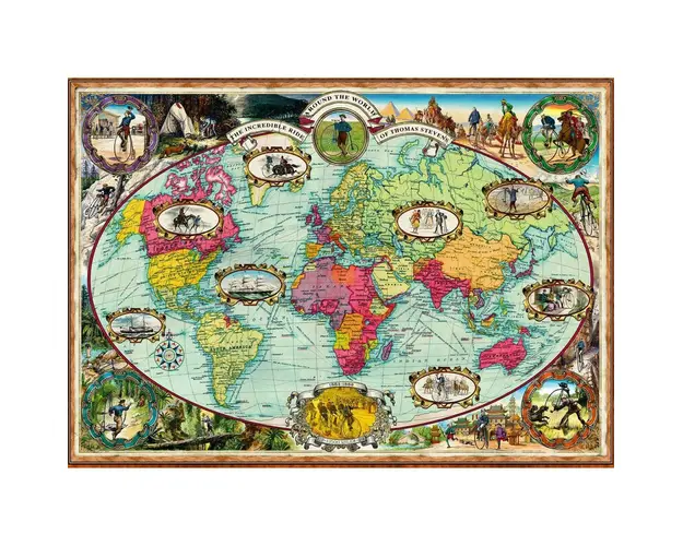 Puzzle Harta Lumii, 1000 Piese