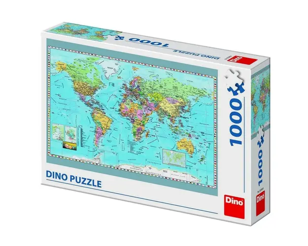 Puzzle - Harta politica a lumii (1000 piese)