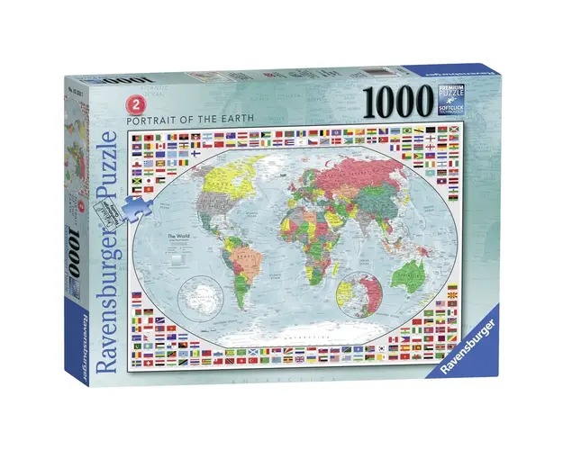 Puzzle Harta Politica A Lumii 2, 1000 Piese