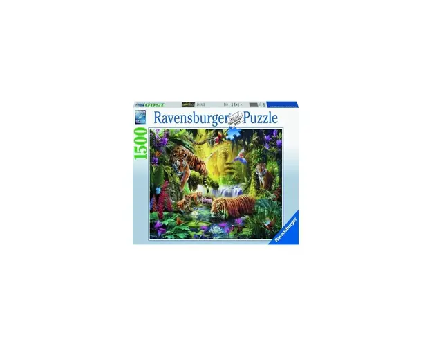 Puzzle Iaz Cu Tigri, 1500 Piese