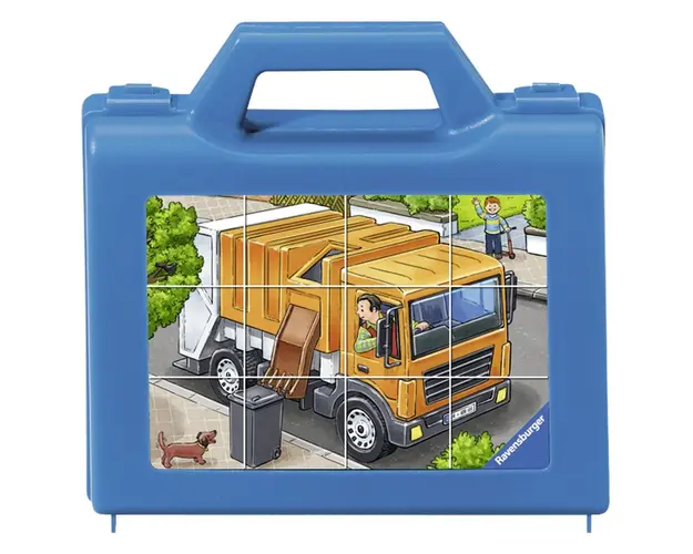 Puzzle In Cutie Vehicule, 12 Piese