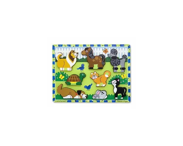 Melissa & Doug - Puzzle In Relief Animale De Companie