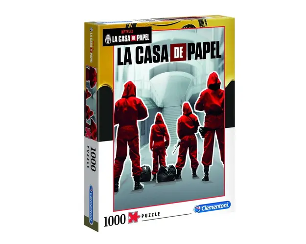 As - Clementoni - Puzzle personaje La ca de papel , Puzzle Adulti, piese 1000, Multicolor
