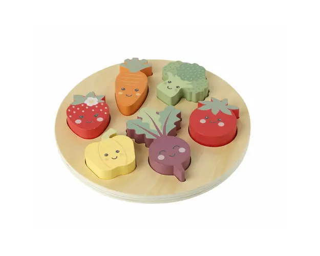 Puzzle legume si fructe, Orange Tree Toys