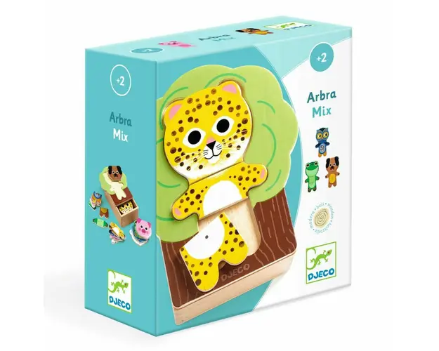 Djeco - Puzzle lemn Arbramix