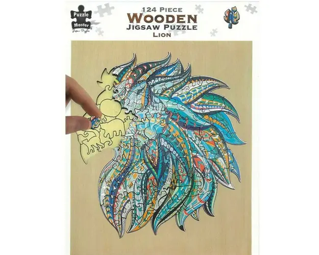 Puzzle lemn Leu