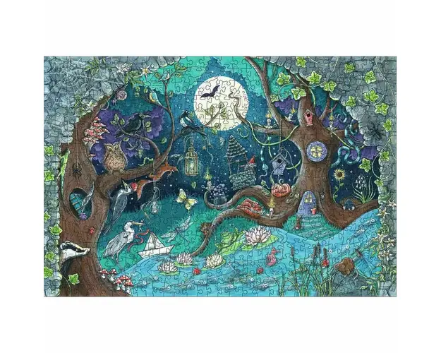 Puzzle Lemn Padure, 500 Piese