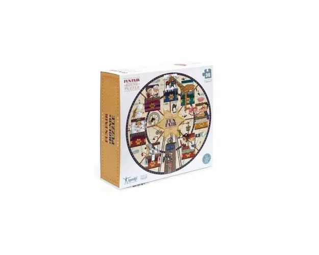Londji - Puzzle animale Carusel , Puzzle Copii, piese 36