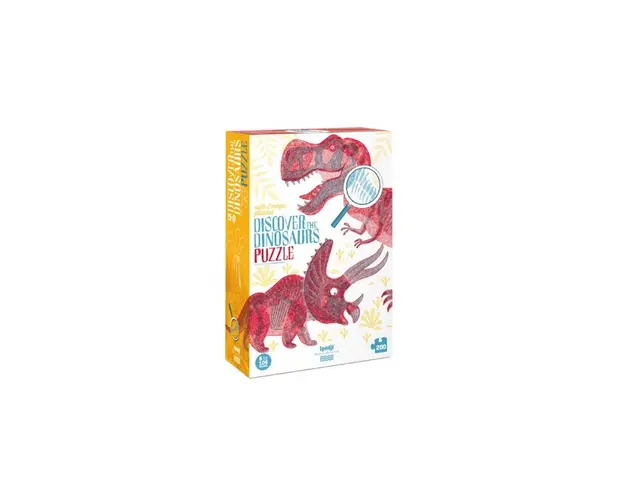 Londji - Puzzle educativ Descopera dinozaurii , Puzzle Copii, piese 200