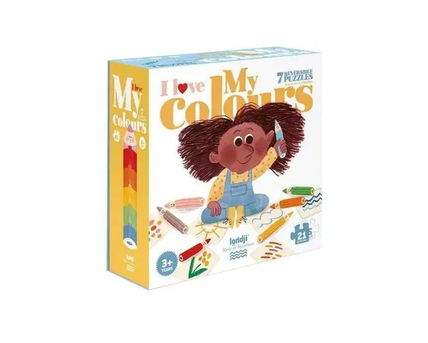 Londji - Puzzle educativ Iubim culorile , Puzzle Copii, piese 21