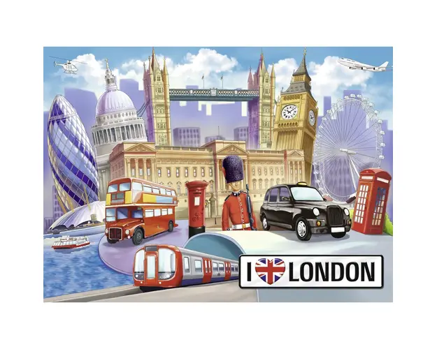 Puzzle Londra, 100 Piese