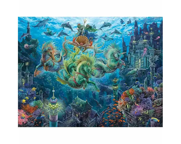Puzzle Lumea De Sub Ape, 2000 Piese