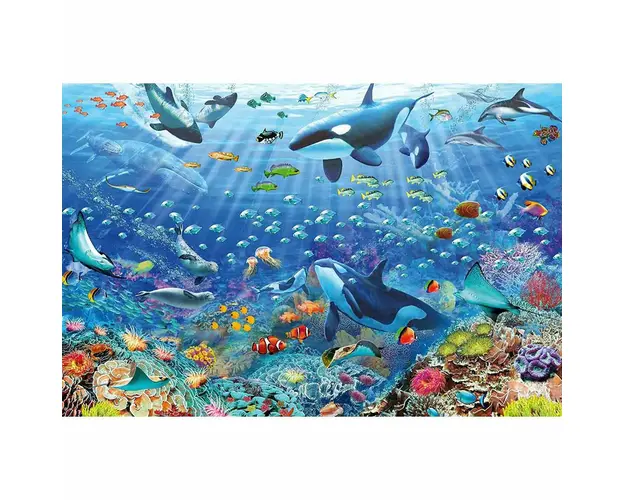 Puzzle Lumea Subacvatica Colorata, 3000 Piese