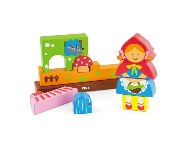 Puzzle magnetic Scufita Rosie, Viga