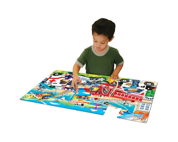 Puzzle Mare De Podea - Echipele De Salvare