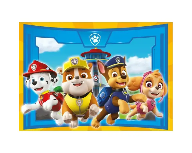 Puzzle de podea, Ravensburger, Patrula catelusilor, 24 piese, 3 ani+, Multicolor