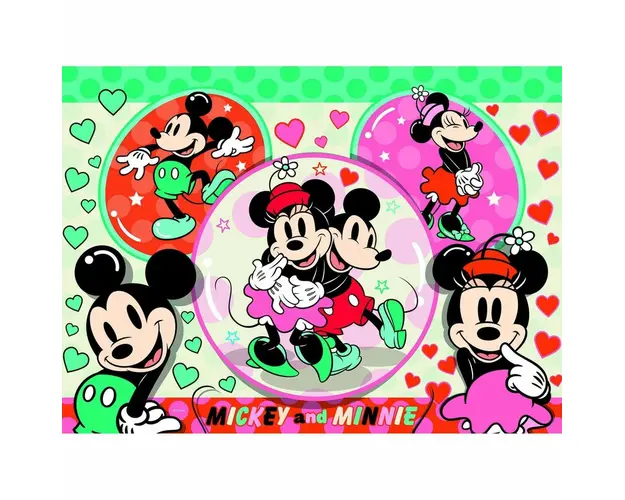 Puzzle Mickey Si Minnie, 150 Piese