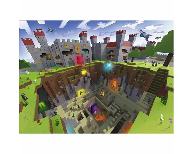 Puzzle Minecraft, 300 Piese