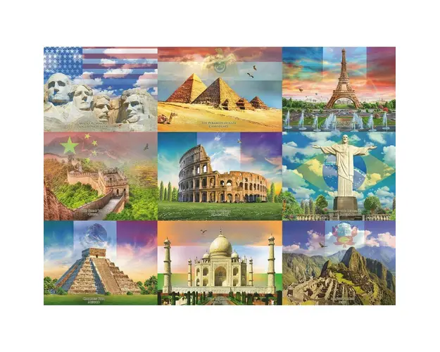 Puzzle Monumente, 200 Piese