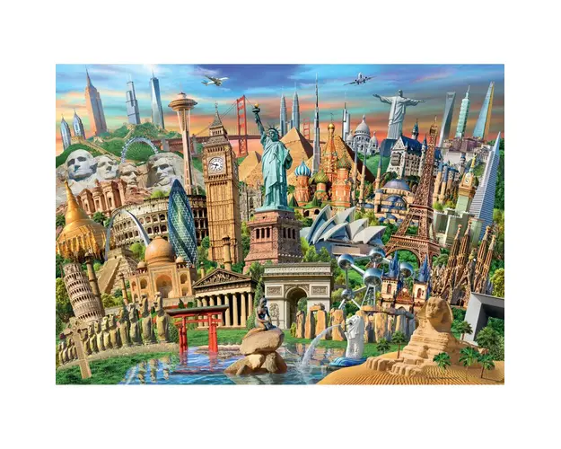 Puzzle Obiective Turistice, 1000 Piese