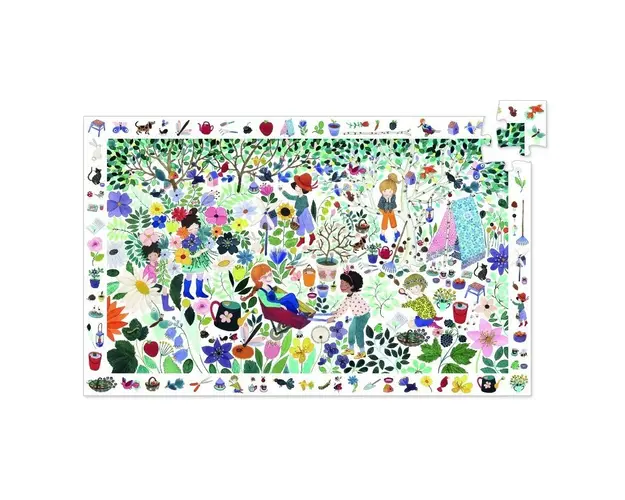 Djeco - Puzzle observatie 1000 de flori