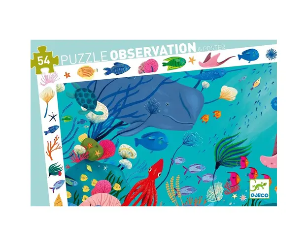 Djeco - Puzzle observatie , Acvatic