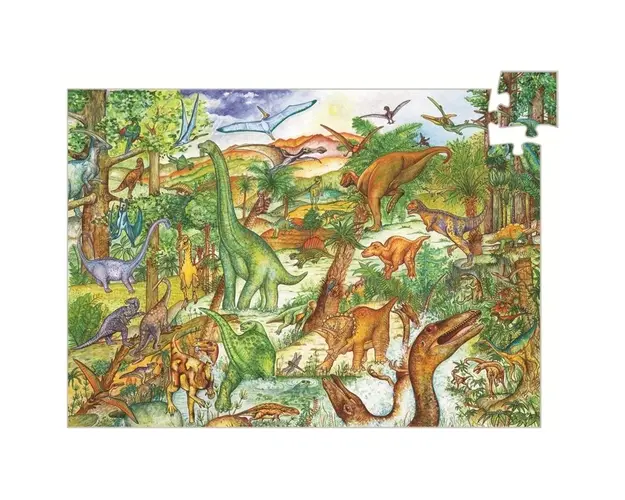 Djeco - Puzzle observatie Dinozauri