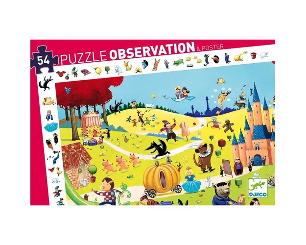 Djeco - Puzzle observatie , Povesti renumite