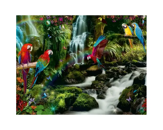 Puzzle Papagali In Jungla, 2000 Piese