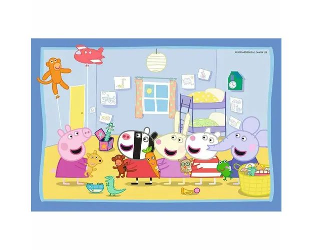 Puzzle Peppa Pig, 2X12 Piese