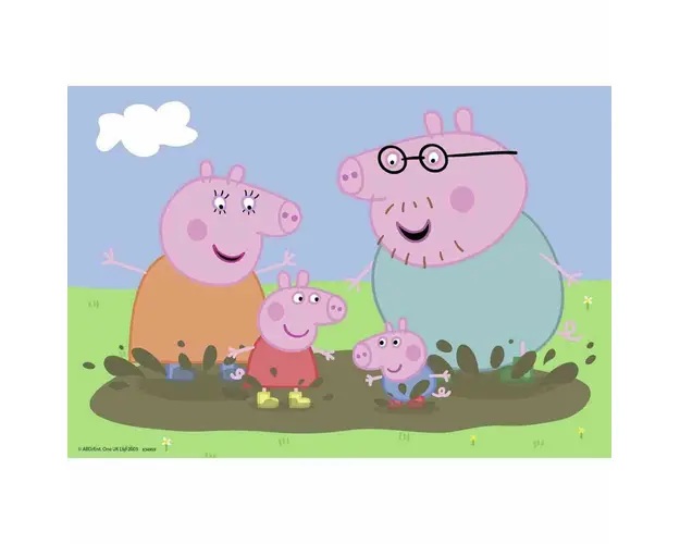 Puzzle Peppa Pig, 2X24 Piese