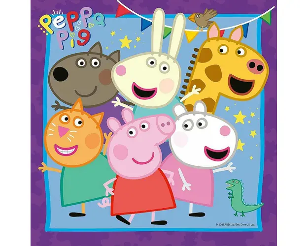Puzzle Peppa Pig, 3X49 Piese
