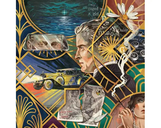 Puzzle personaje, Ravensburger, Marele Gatsby, 750 piese, 12 ani+, Multicolor