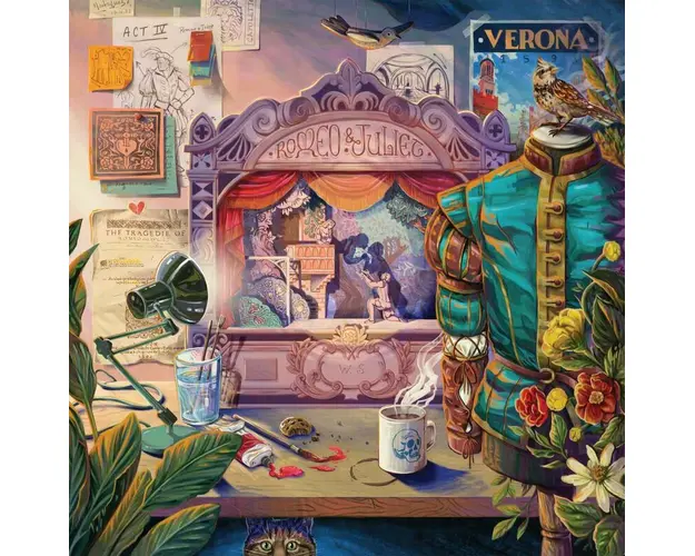 Puzzle personaje, Ravensburger, Romeo si Julieta, 750 piese, 12 ani+, Multicolor