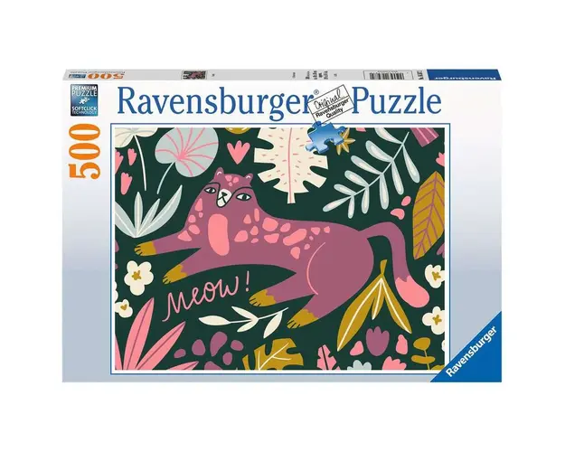 Puzzle Pisicuta Trendy, 500 Piese