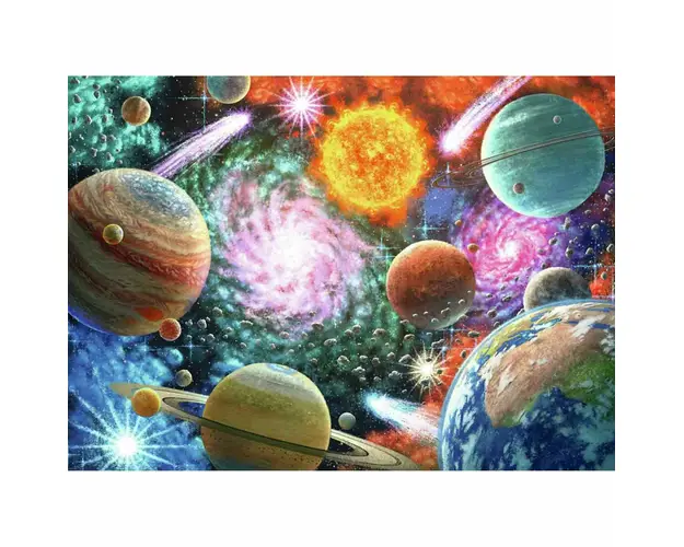 Puzzle Planetele Sistemului Solar, 100 Piese
