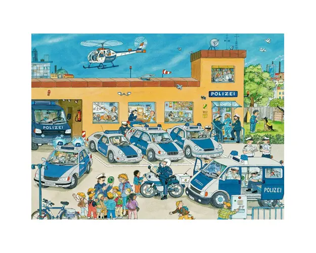 Puzzle Politie, 100 Piese