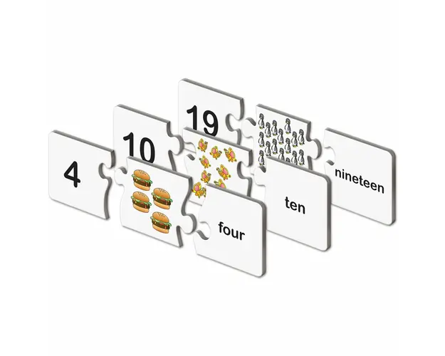 Puzzle Potriveste Numerele - Eng