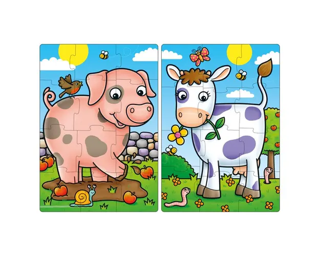 Orchard toys - Puzzle animale Prieteni de la Ferma Puzzle Copii, piese12