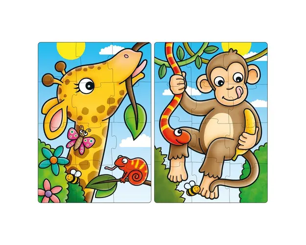 Orchard toys - Puzzle animale Prieteni din jungla Puzzle Copii, piese12